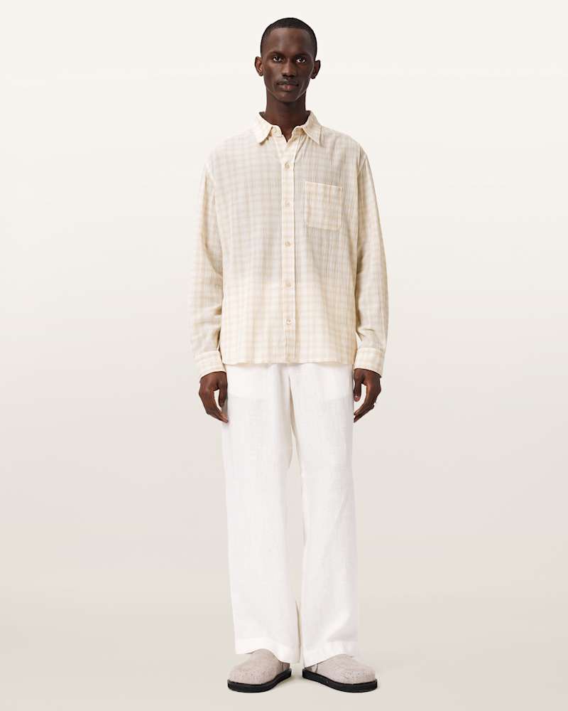 Toya Oversized Long Sleeve Cotton Shirt