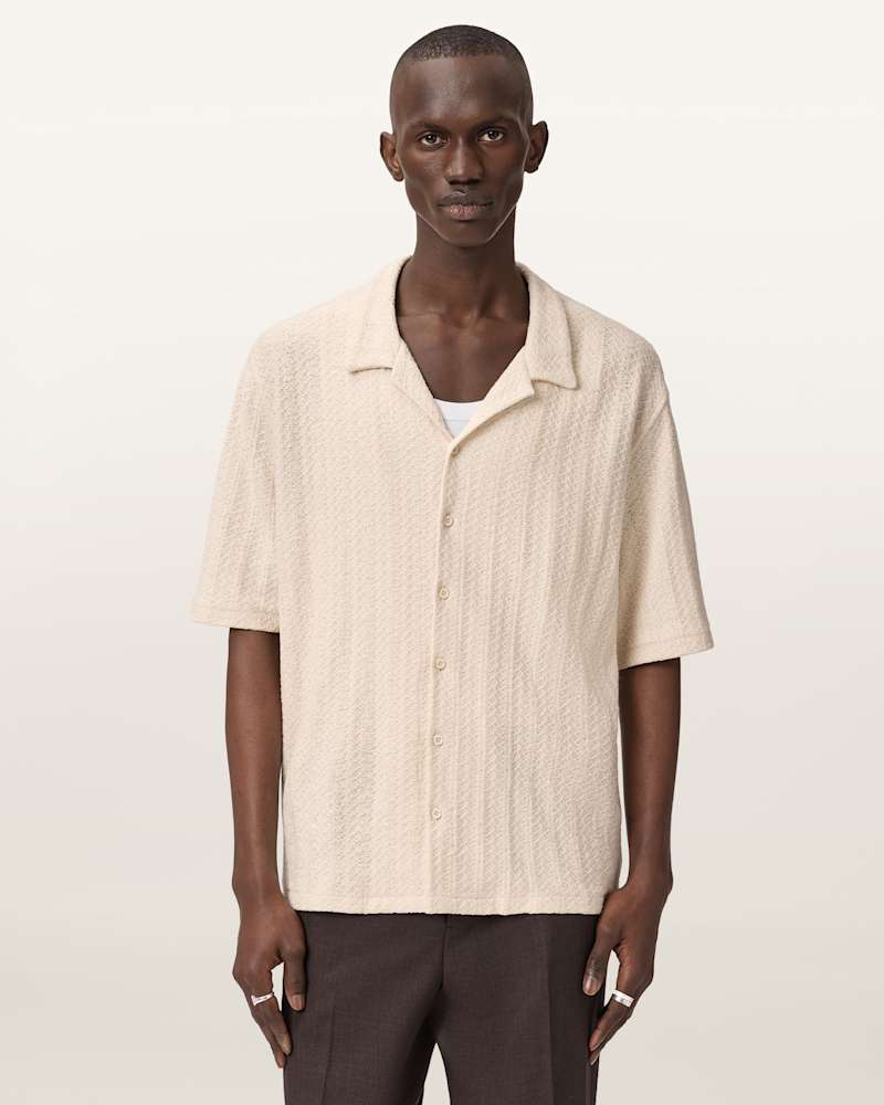 Trace Oversized Textured Shirt
