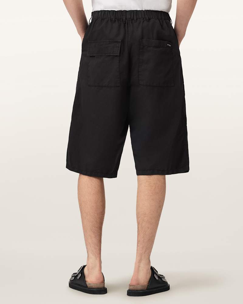 Echo Linen Blend Relaxed Fit Shorts