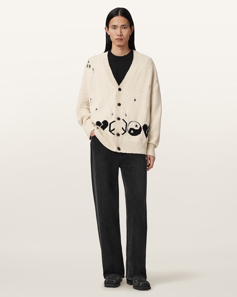 Tabua Oversized Jacquard Cardigan