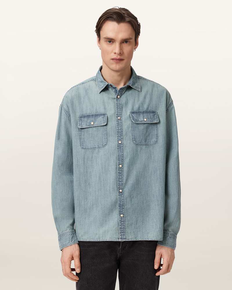 Gribbs Oversized Long Sleeve Shirt