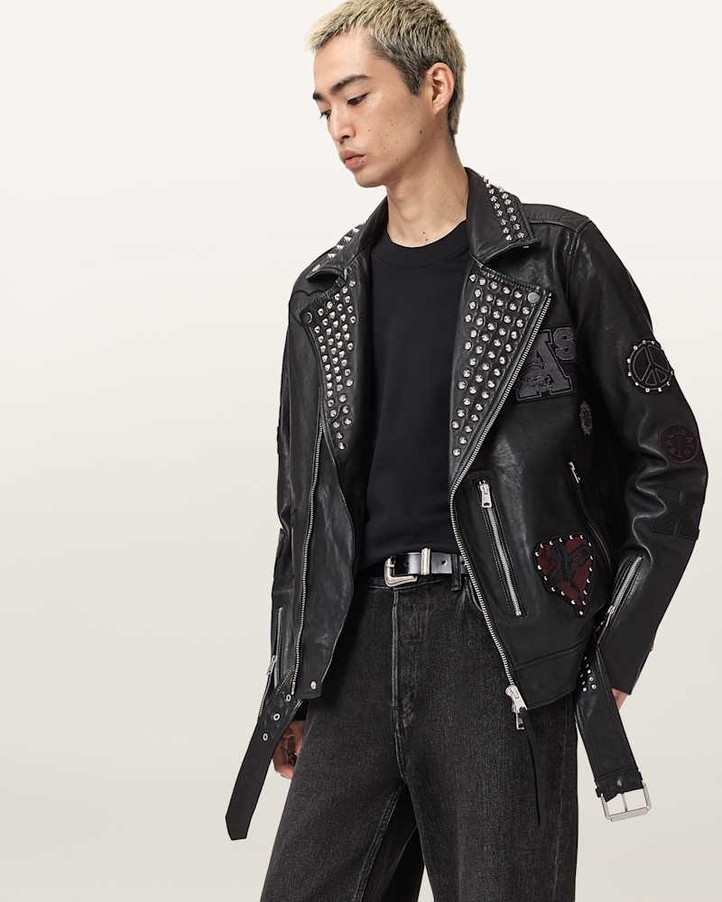Cole Leather Biker Jacket