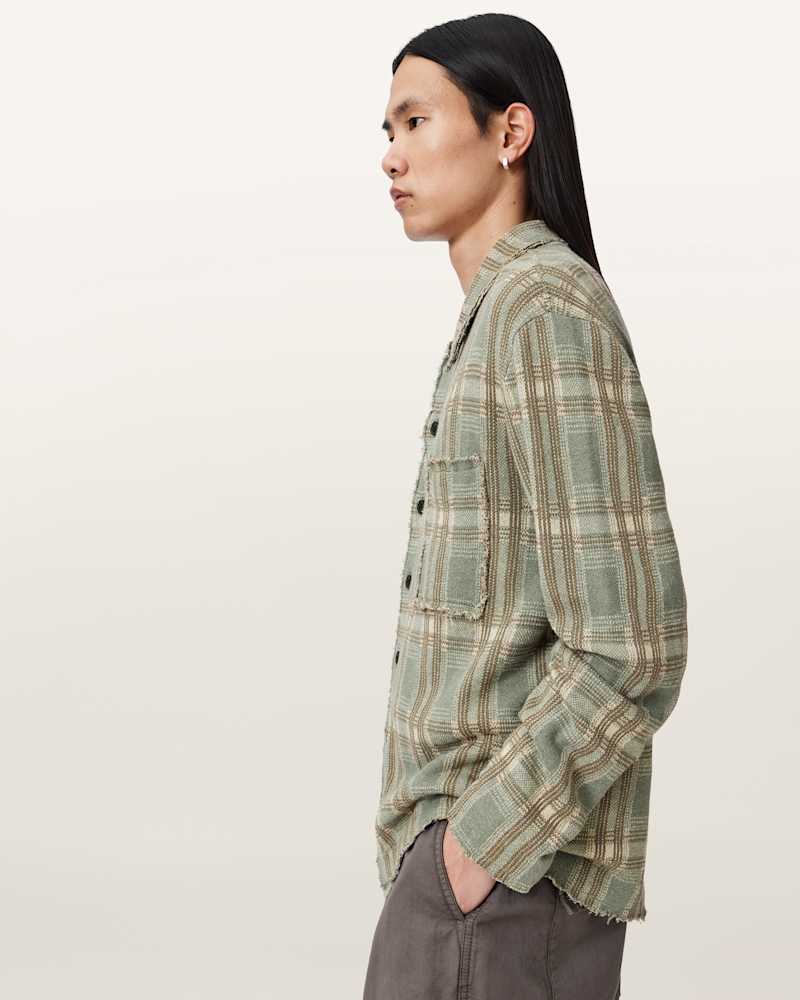 Solmar Knitted Check Cardigan