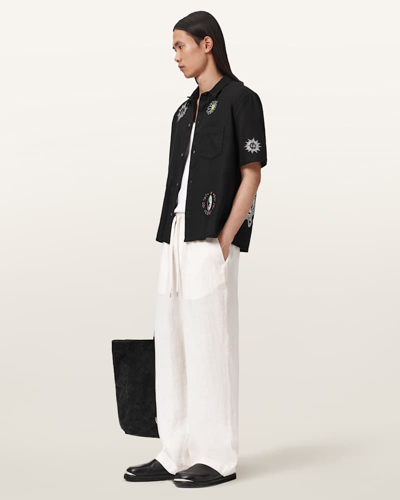 Karlton Embroidered Boxy Shirt