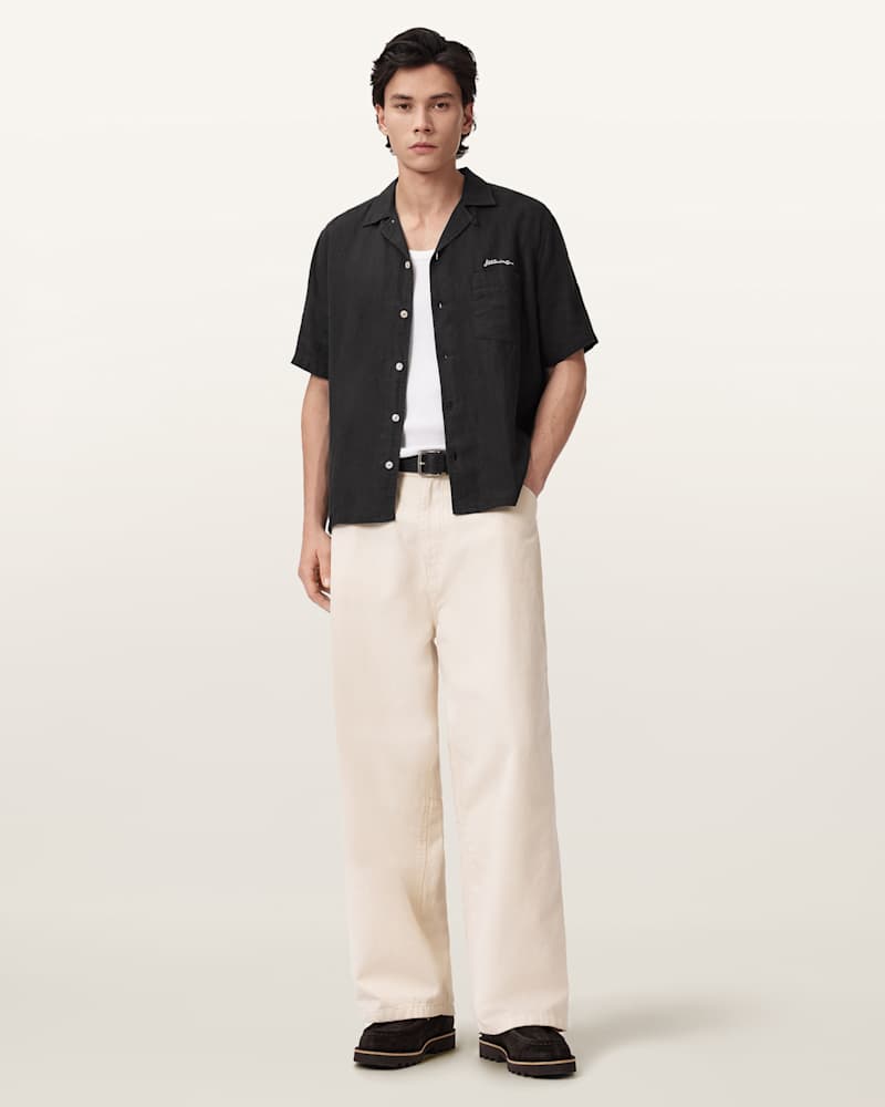 Wilder Embroidered Linen Shirt