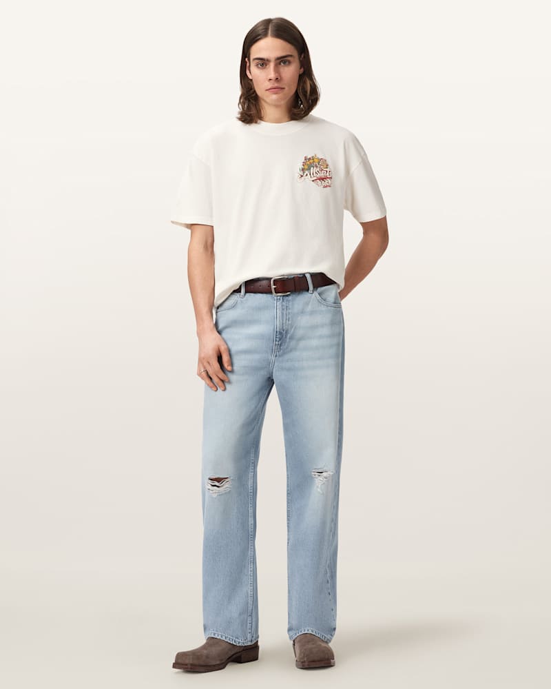 Roque Short Sleeve Oversized Crew Neck T-Shirt