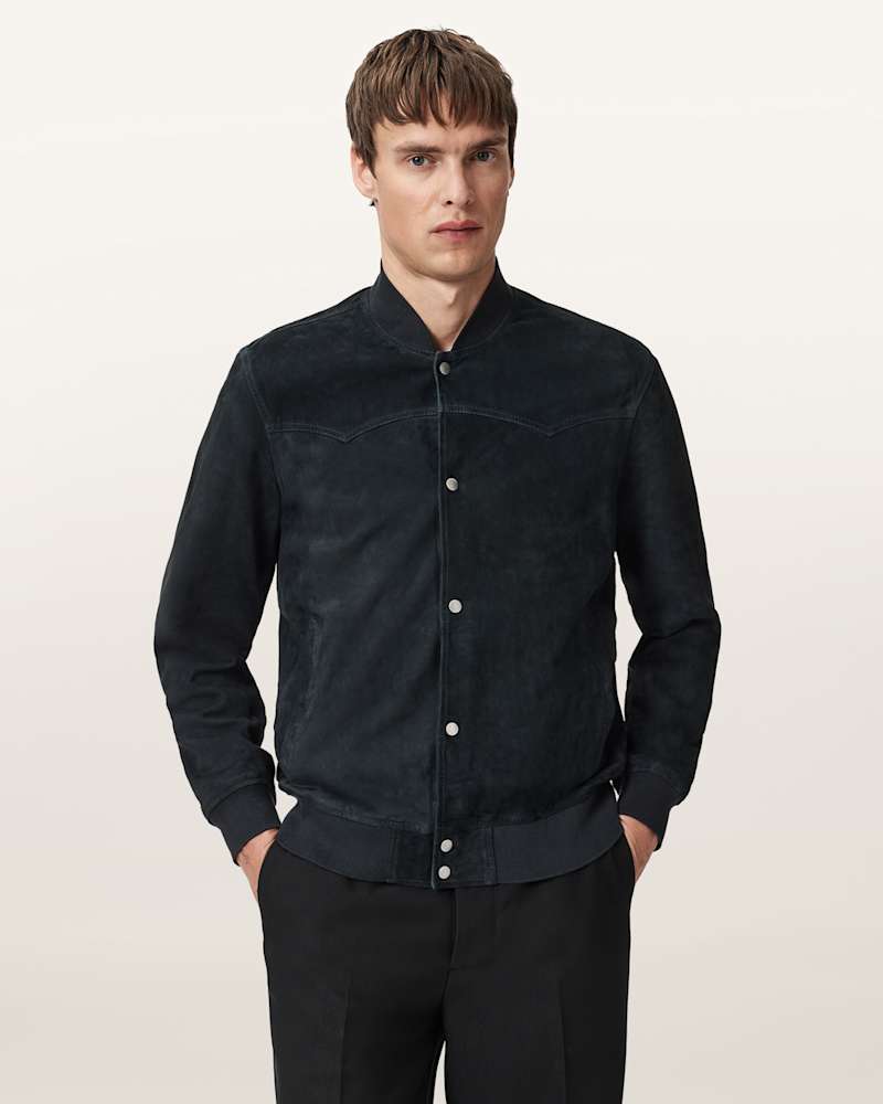 Stafford Suede Bomber Jacket