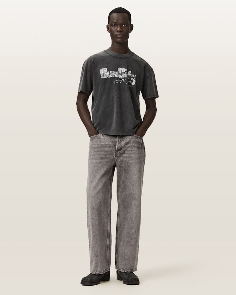 Sun City Short Sleeve Boxy Graphic T-Shirt