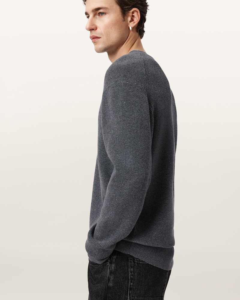 Aspen Crew Neck Waffle Jumper