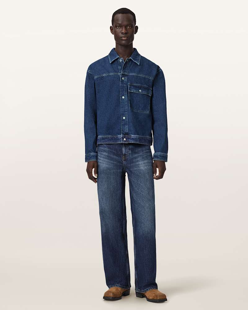 Cast Long Sleeve Boxy Denim Jacket