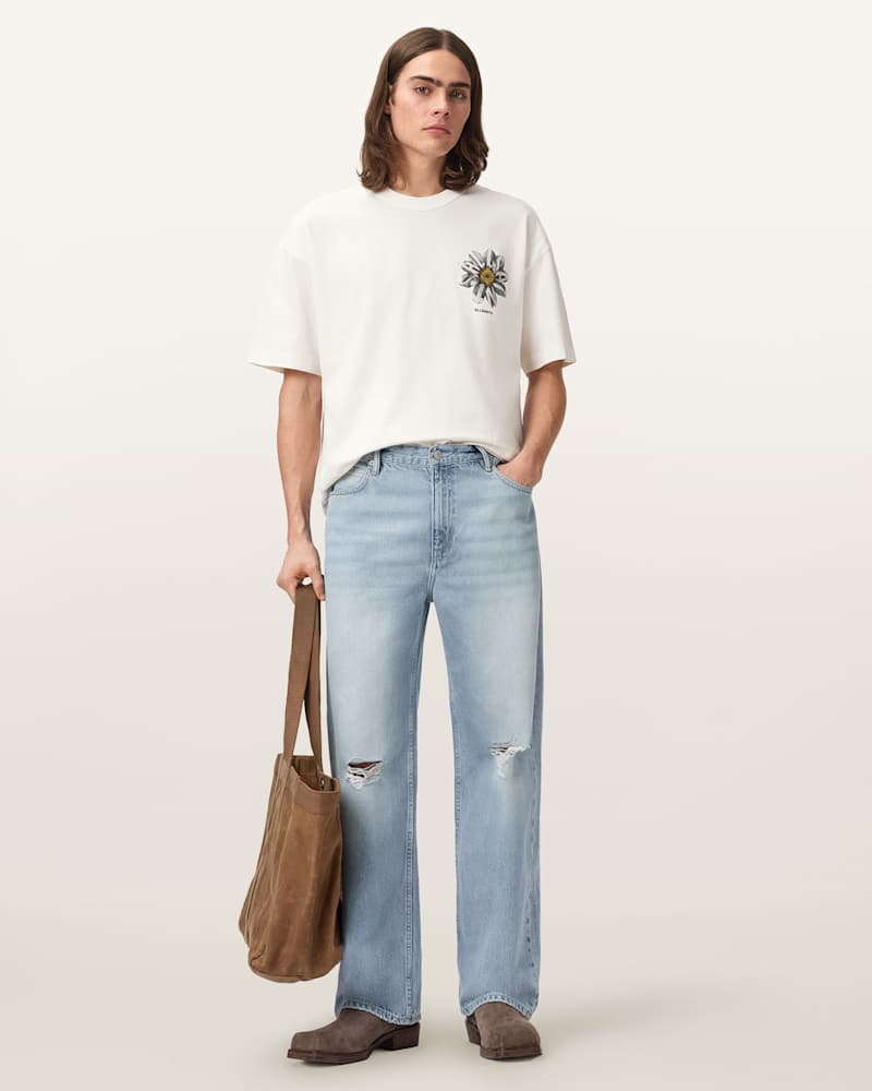Petals Oversized Short Sleeve Graphic T-Shirt