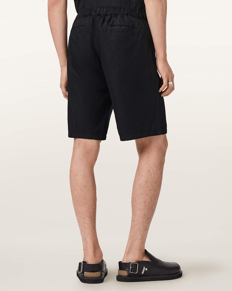 Corbett Relaxed Fit Linen Blend Shorts