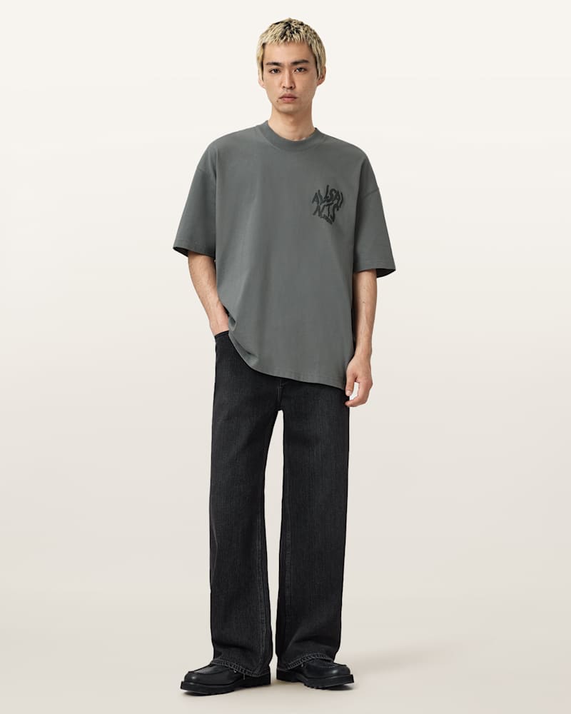 Orlando Logo Print Oversized T-Shirt 