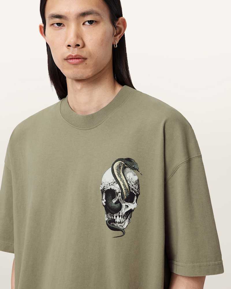 Snakehead Oversized Graphic T-Shirt