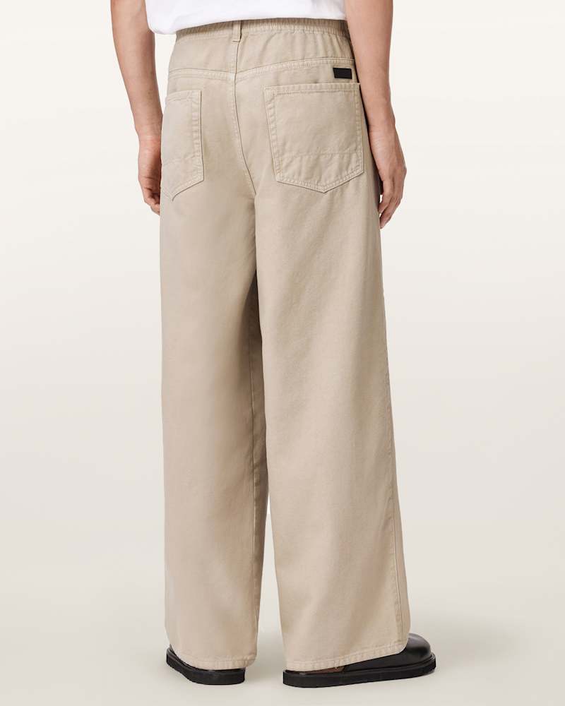 Sabbath Wide Leg Canvas Trousers