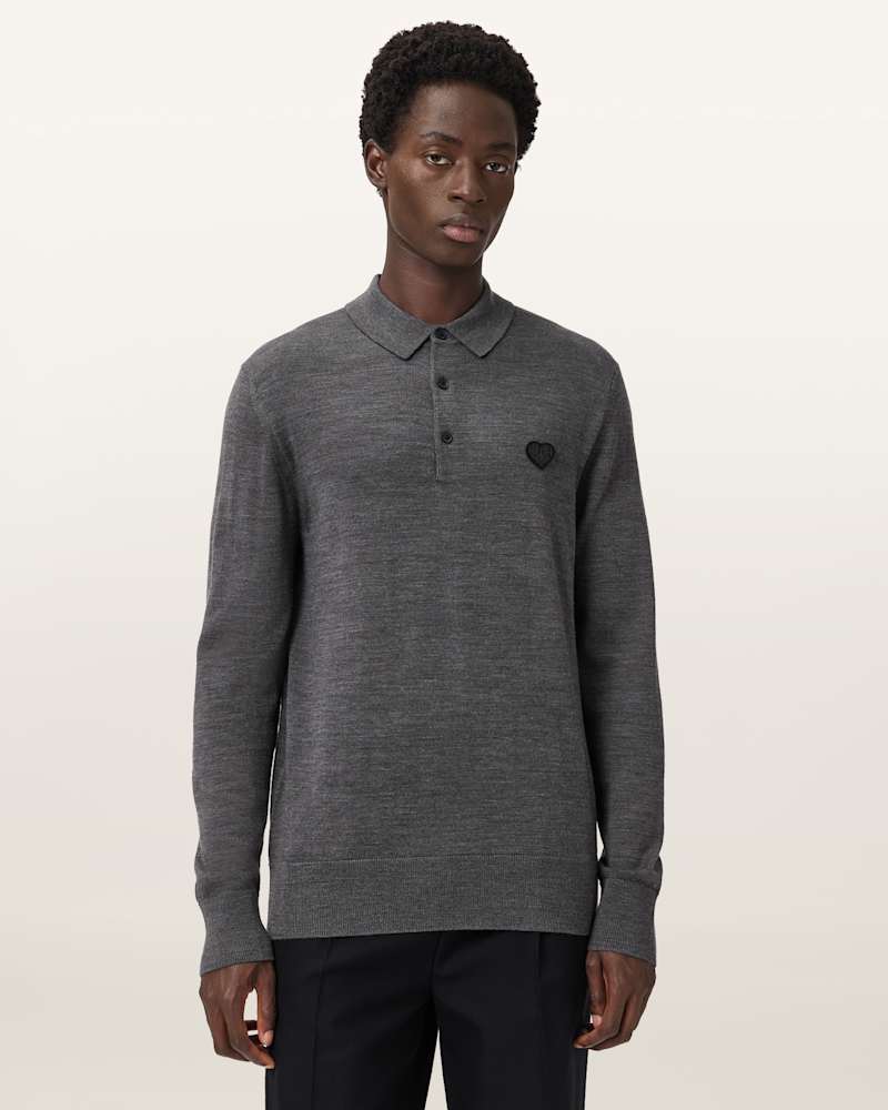 Lover Merino Long Sleeve Polo