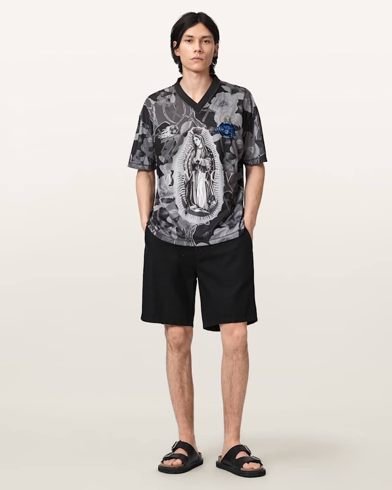 Puerto Oversized Short Sleeve Football Shirt