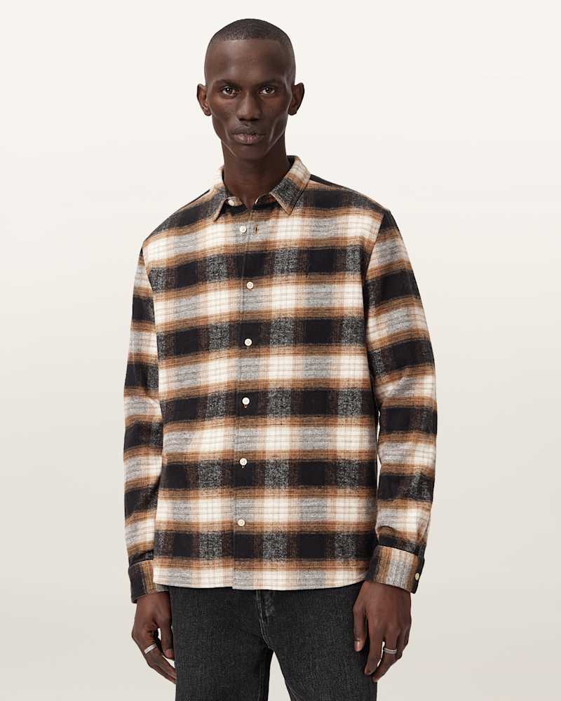 Mercy Checked Relaxed Fit Ramskull Shirt