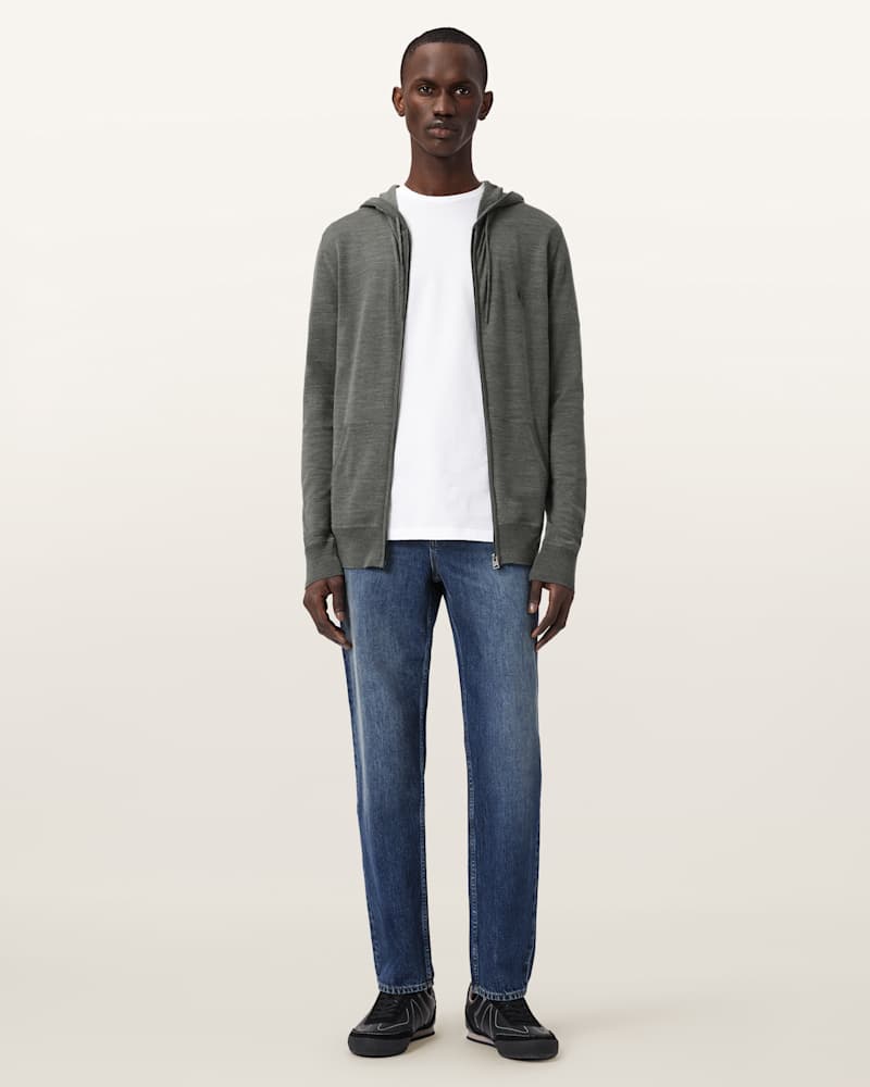 Mode Merino Zip Up Ramskull Hoodie