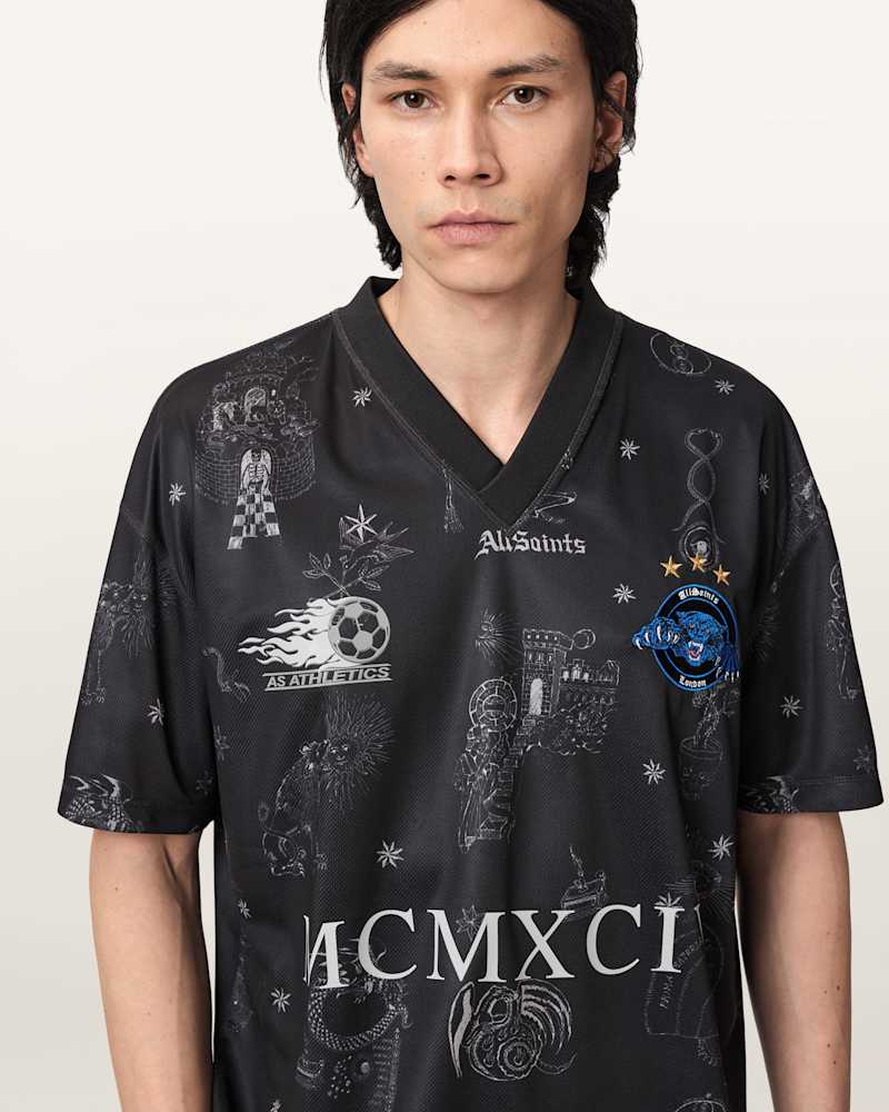 Terra Oversized Short Sleeve Football Shirt
