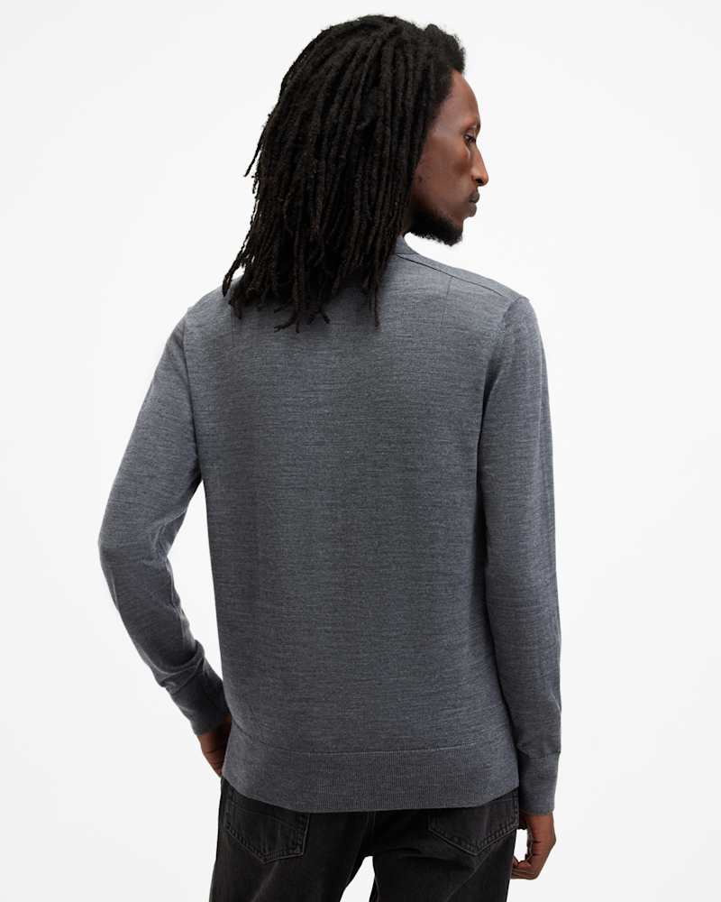 Mode Merino Long Sleeve Ramskull Polo Shirt