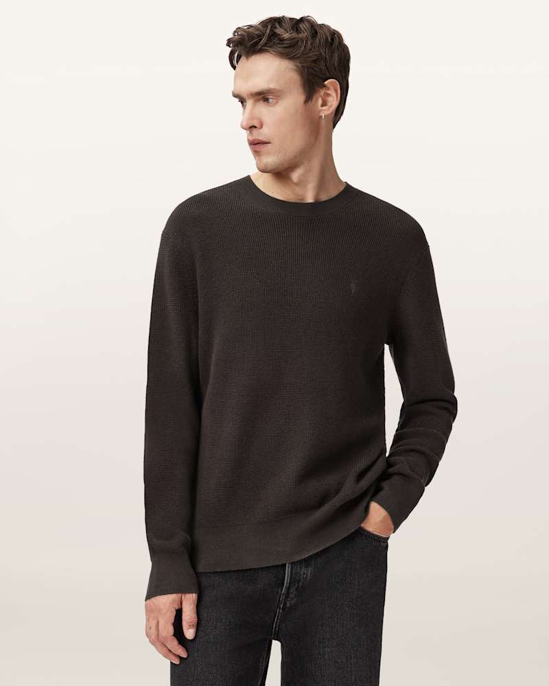 Aspen Waffle Crew Neck Jumper
