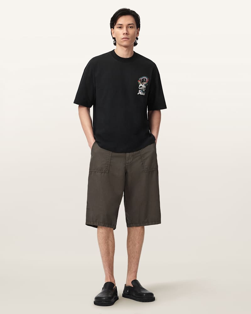Snakepit Oversized Short Sleeve Graphic T-Shirt 