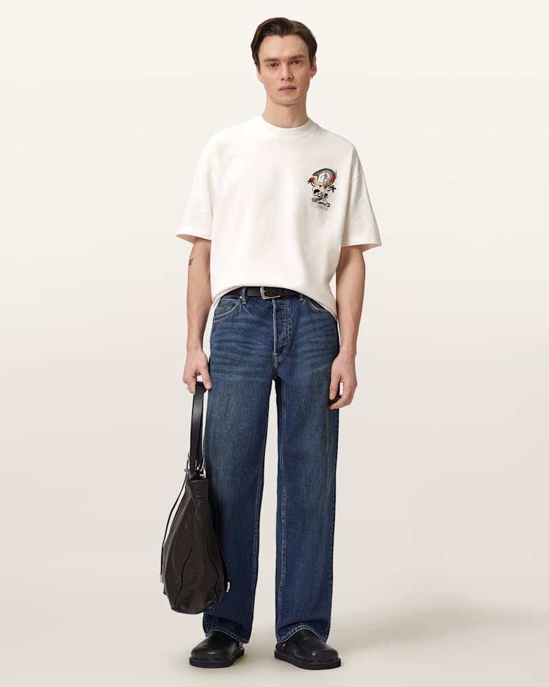 Snakepit Oversized Short Sleeve Graphic T-Shirt  