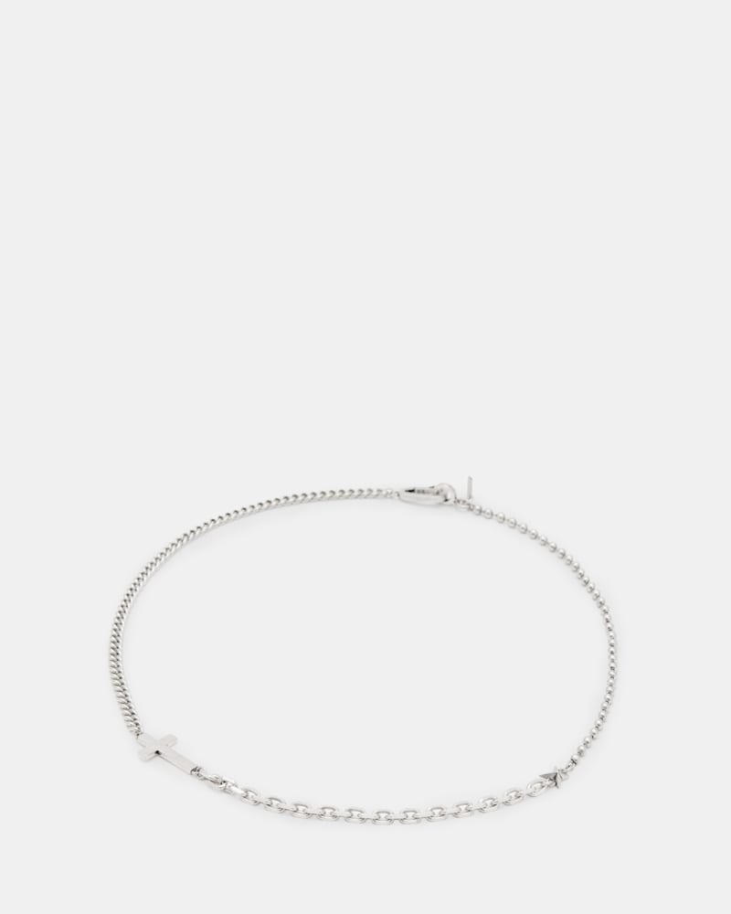 Layden Mixed Chain Cross Necklace