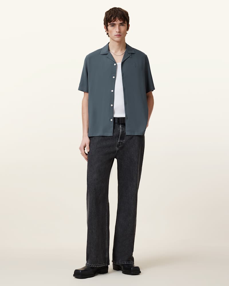 Venice Revere Collar Ramskull Shirt