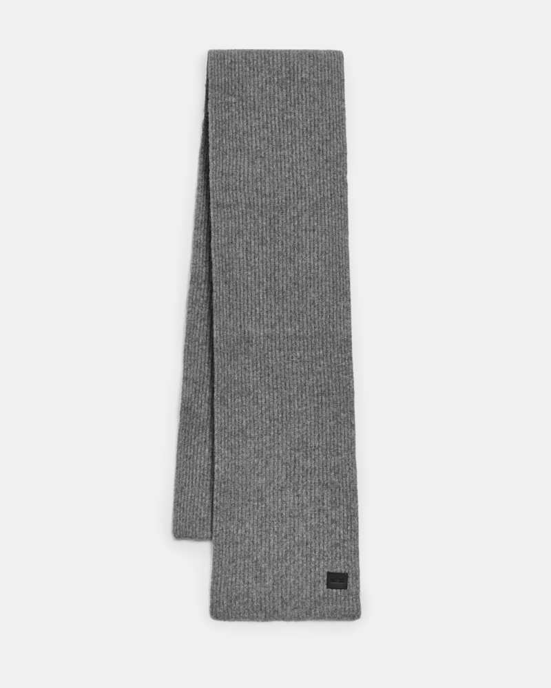 Nevada Ribbed Wool Blend Scarf