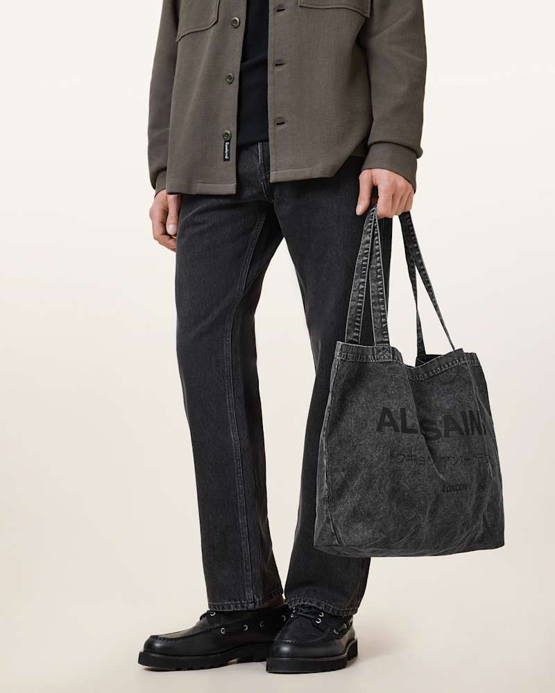 Underground Acid Wash Logo Tote Bag