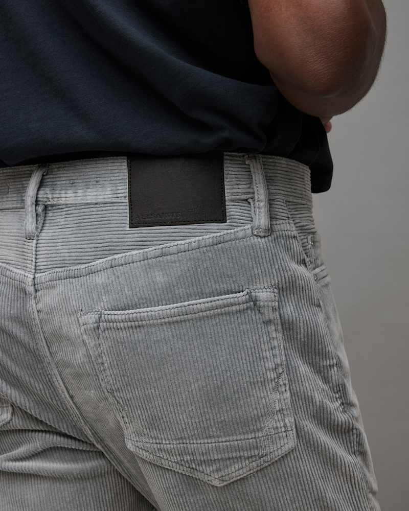 Dean Slim Fit Cropped Corduroy Jeans
