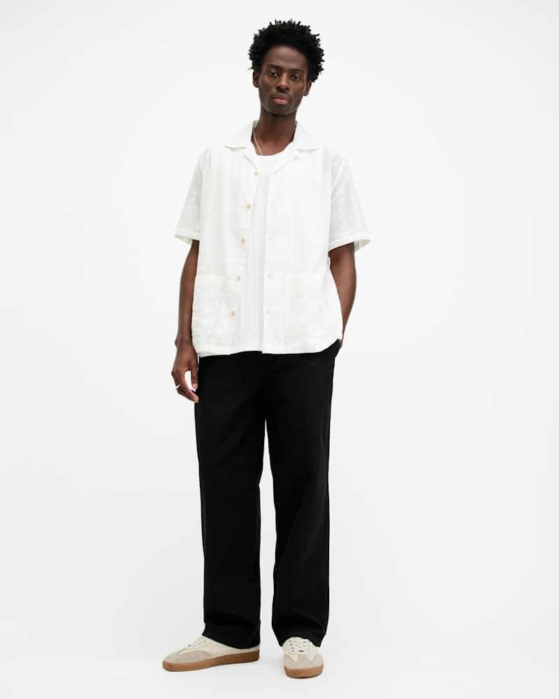 Hanbury Linen Blend Relaxed Fit Trousers