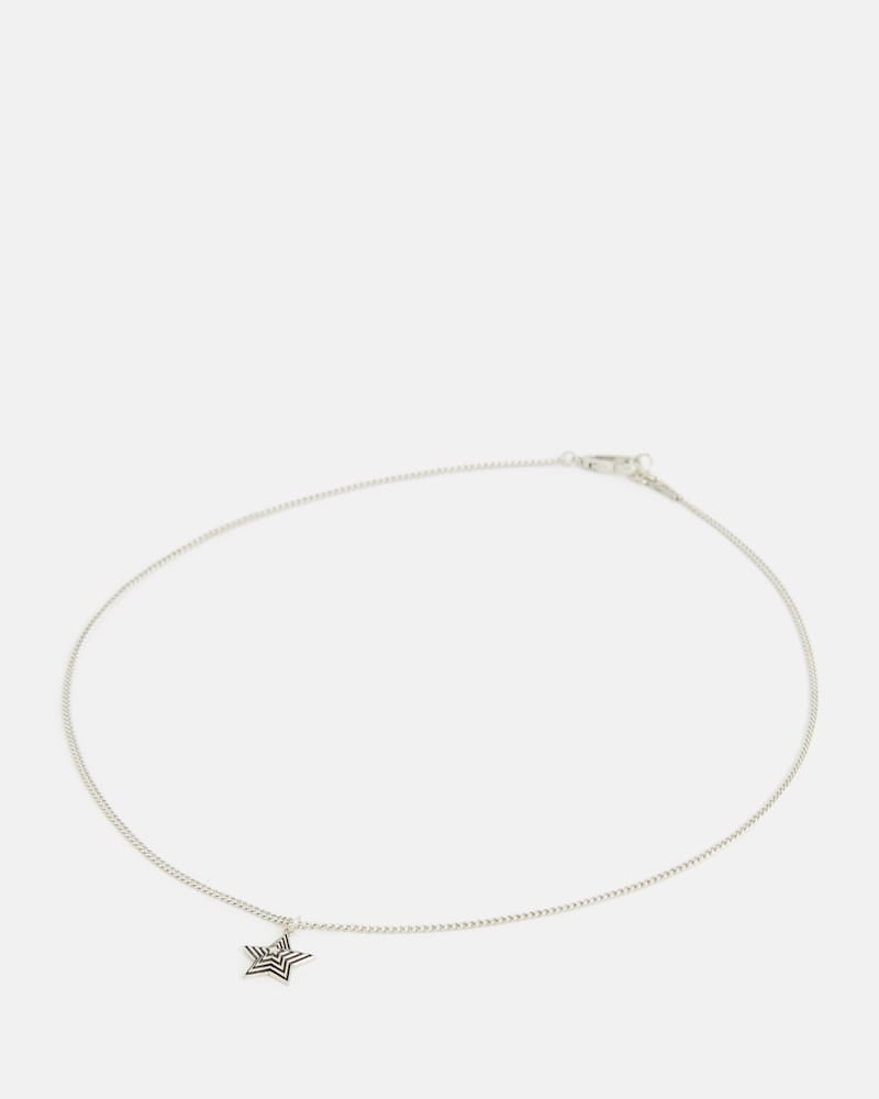 Cosmo Sterling Silver Pendant Necklace