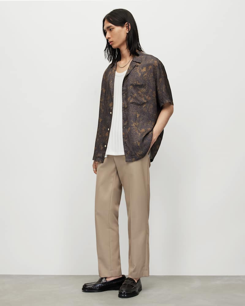 Talia Mid-Rise Straight Fit Trousers