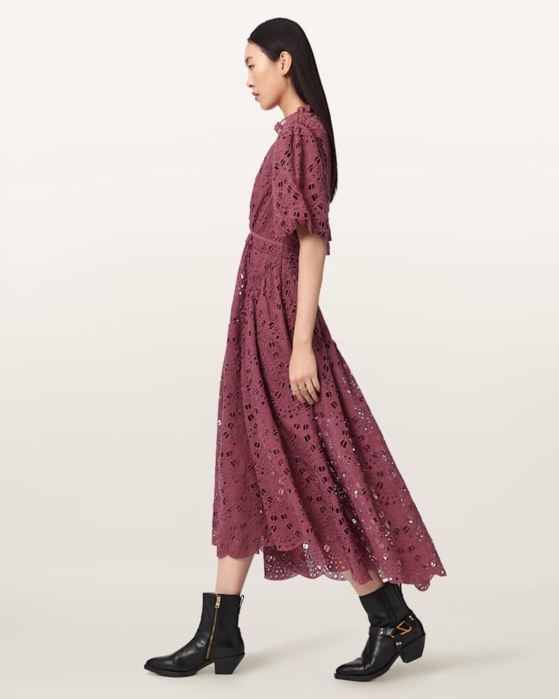 Odette Broiderie Anglais Maxi Dress