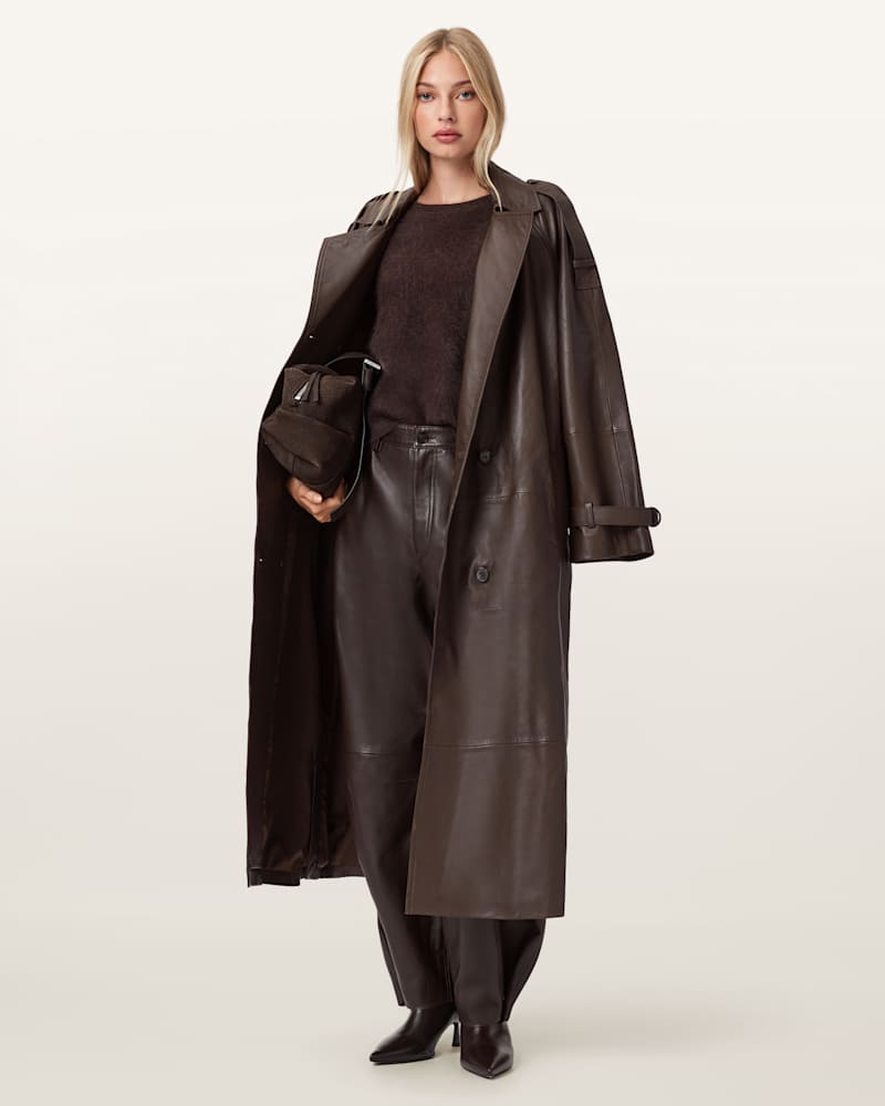 Reed Leather Trench