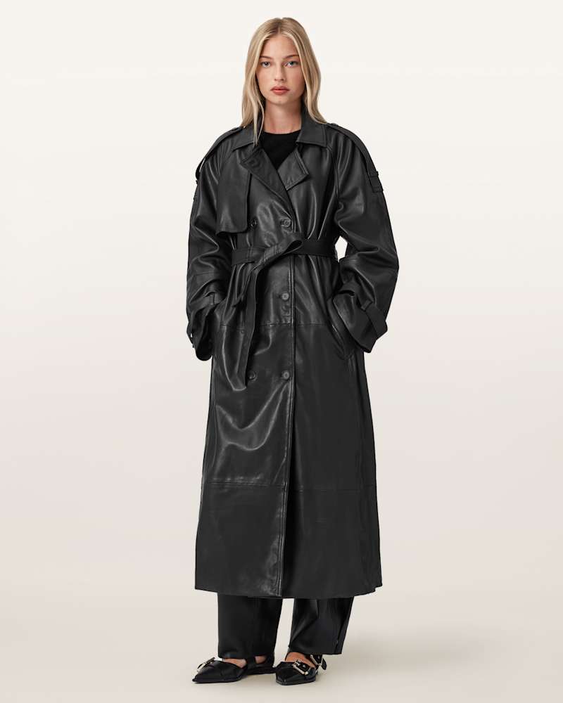 Reed Leather Trench