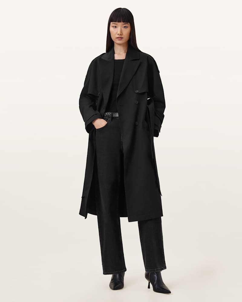 Cadence Relaxed Fit Trench Coat