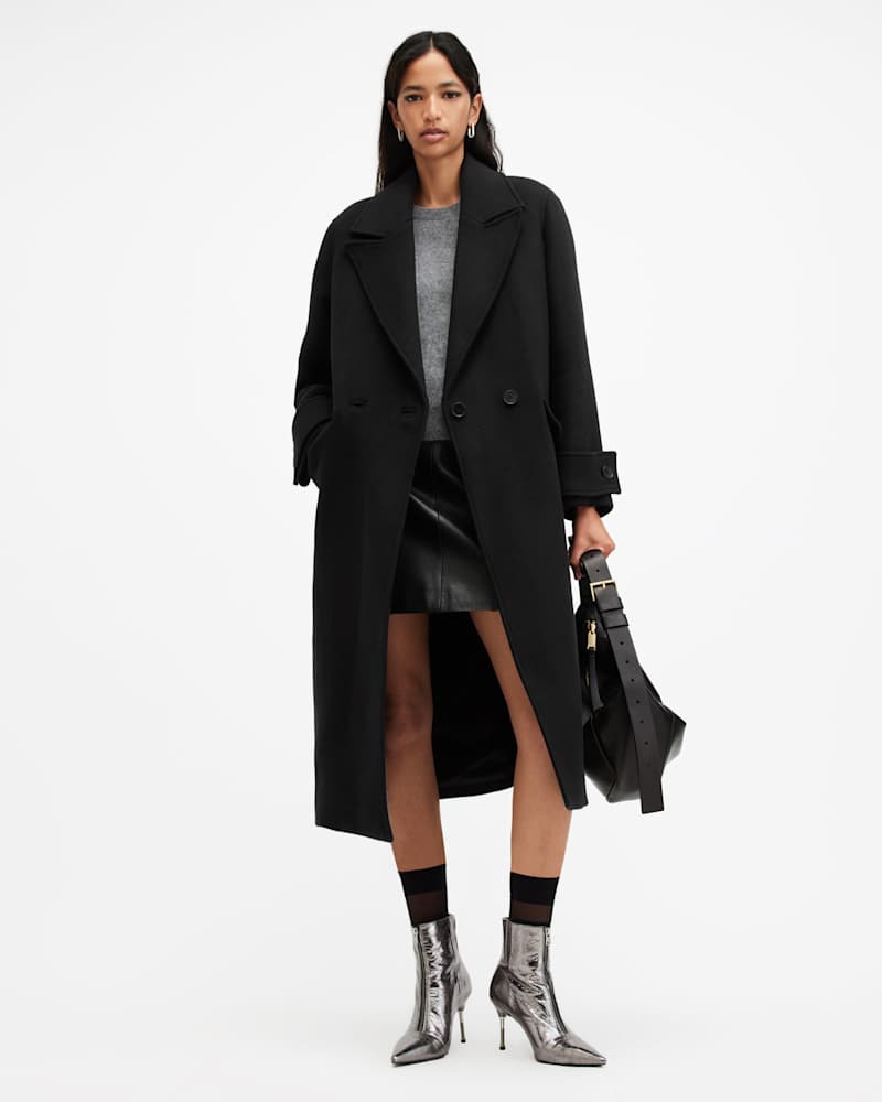 Mabel Double Breasted Oversized Coat