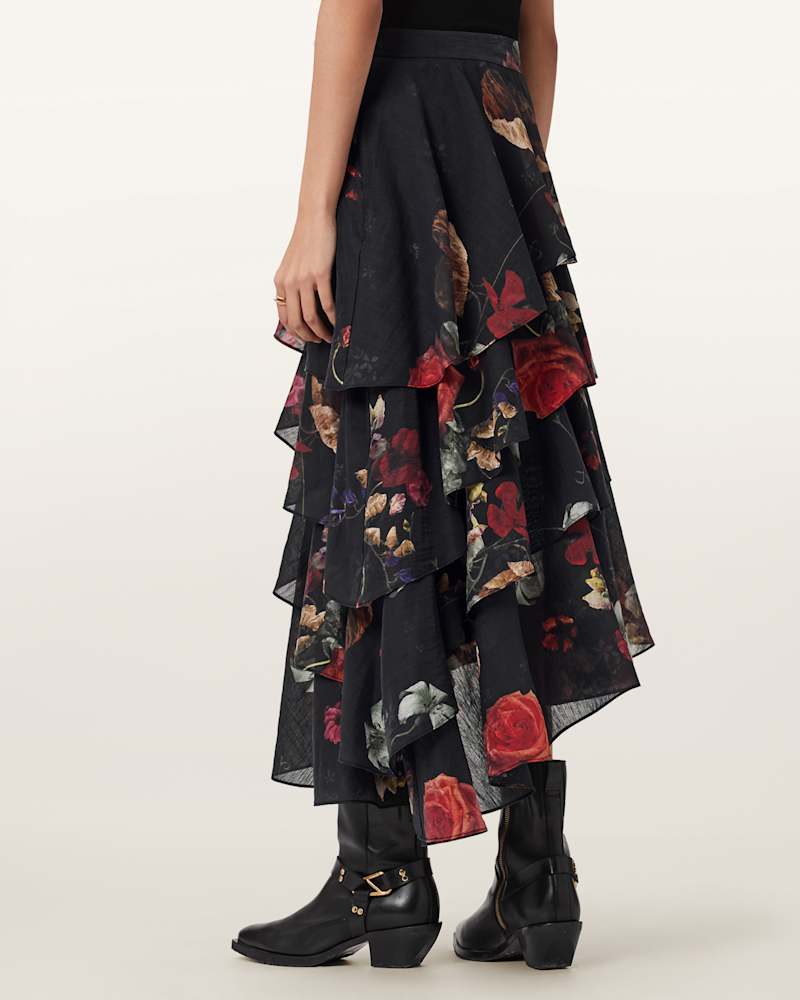Caya Floral Maxi Skirt