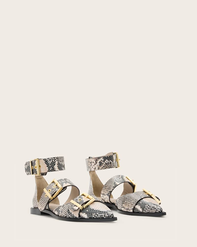Sutton Leather Pointed Toe Shoes