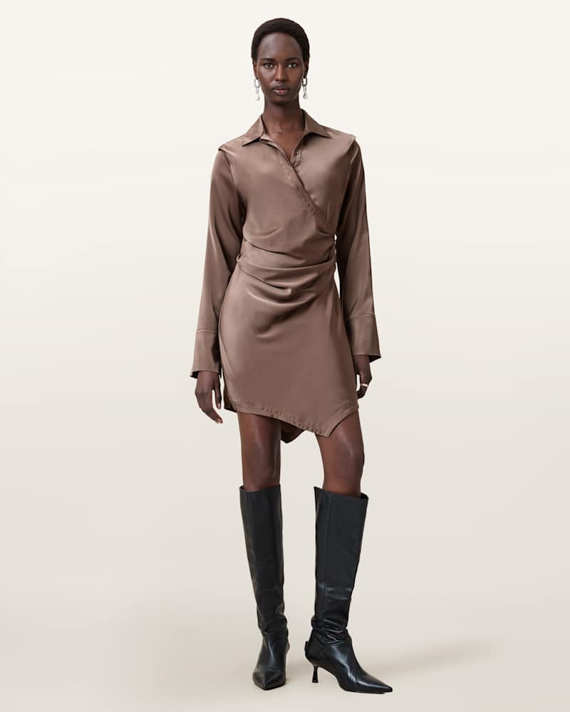 Tira Satin Mini Dress