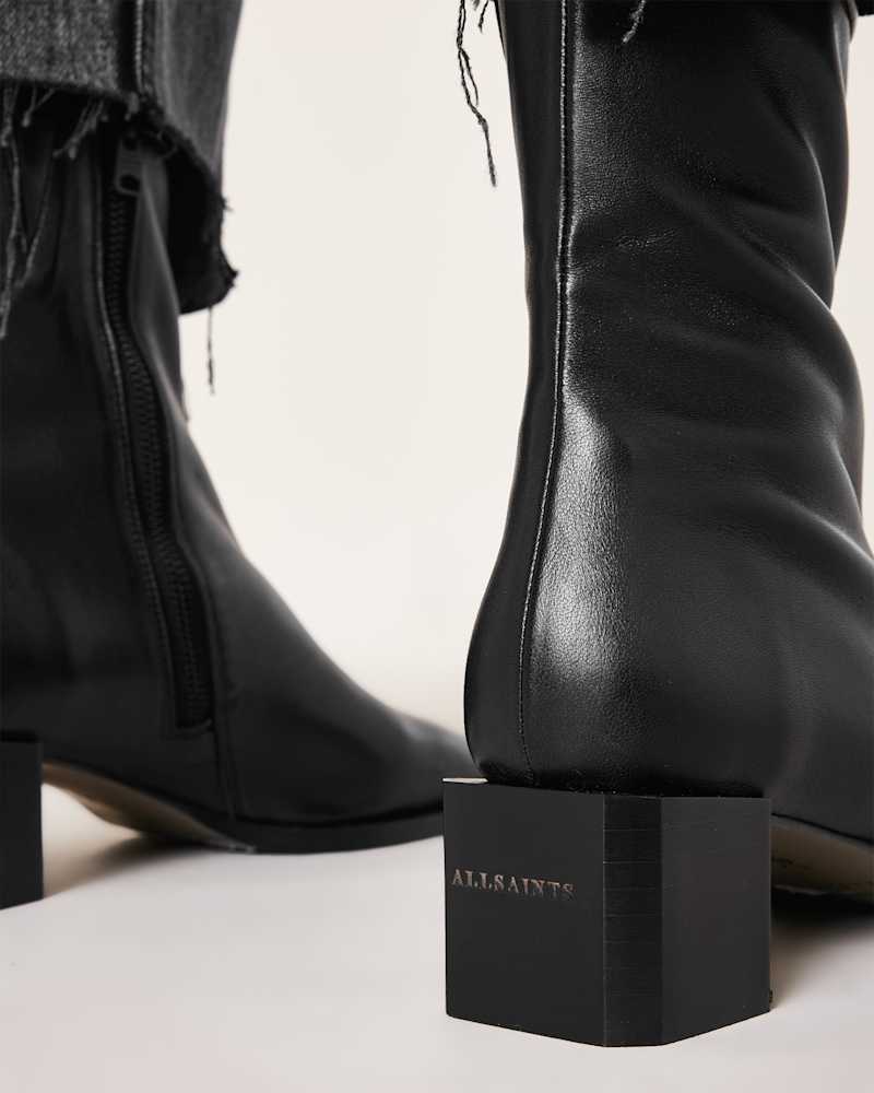 Avril Leather Ankle Boots