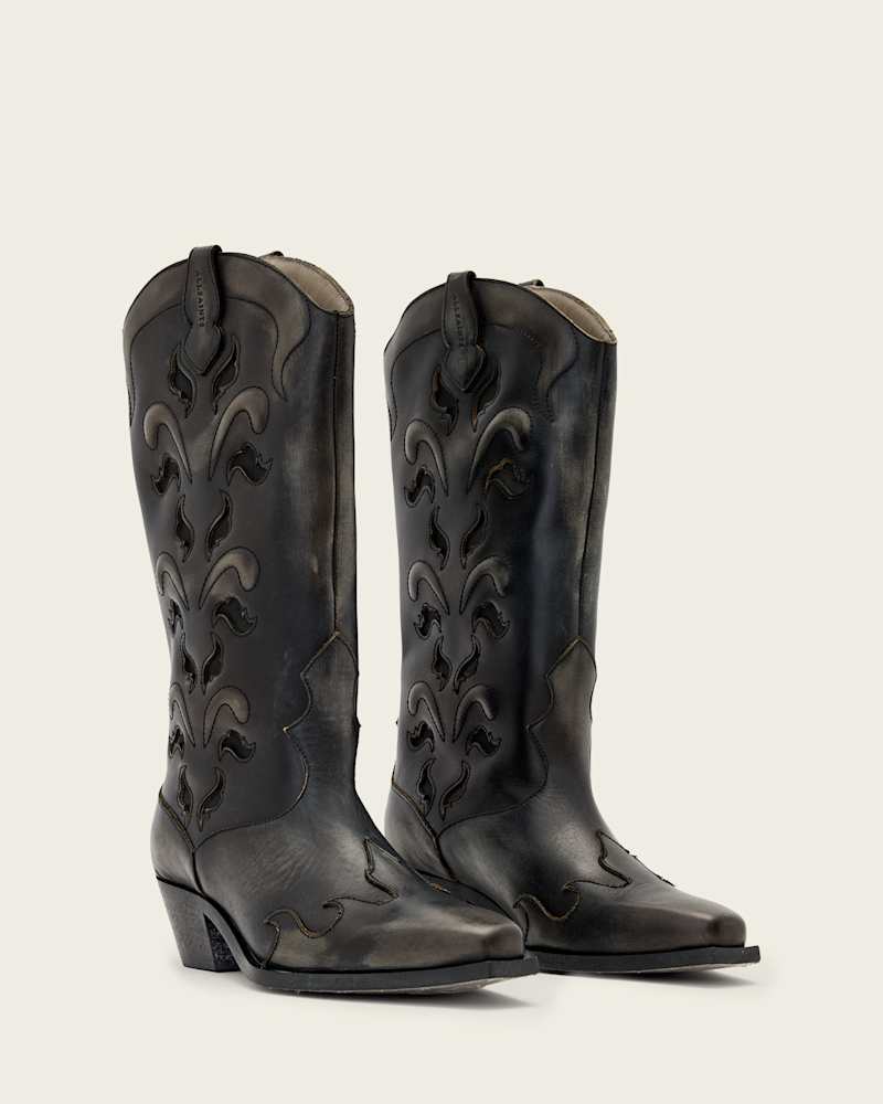 Dolly Western Leather Boots