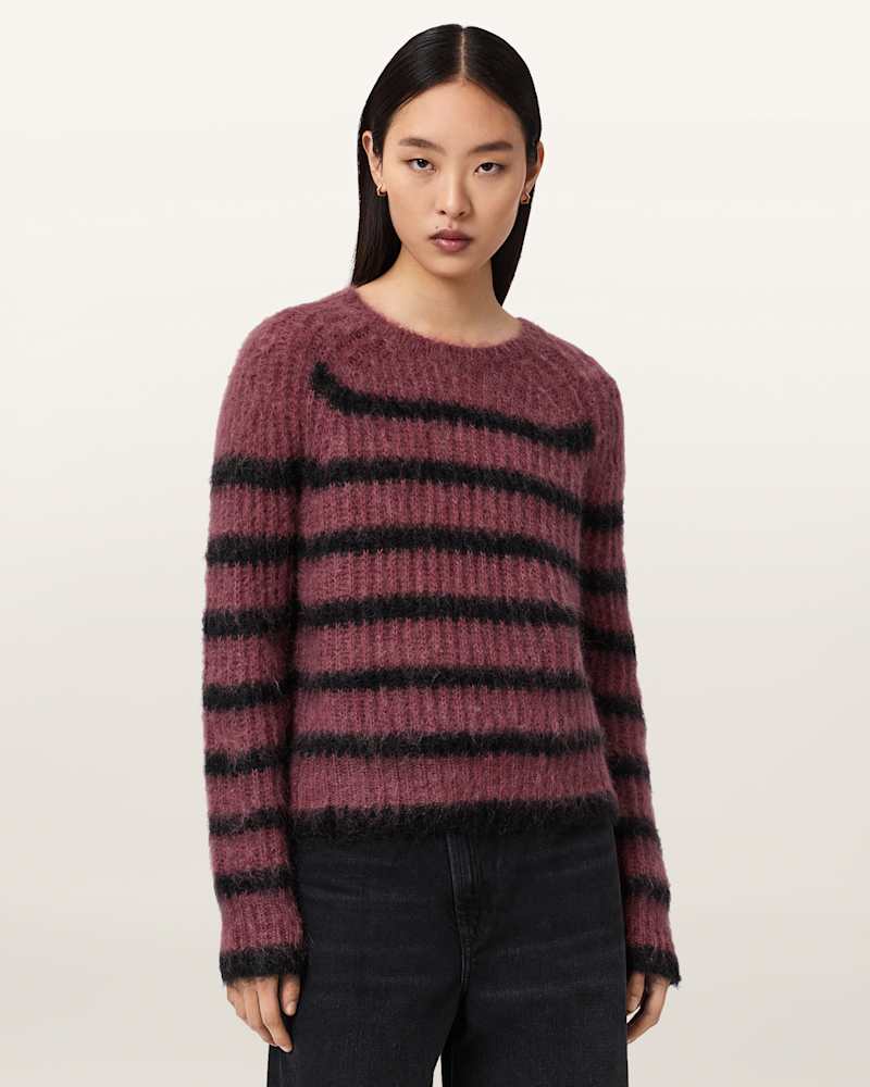 Riga Striped Crew Neck Jumper