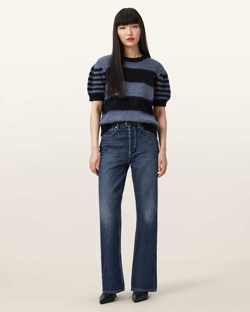 Clem Striped Knitted T-Shirt