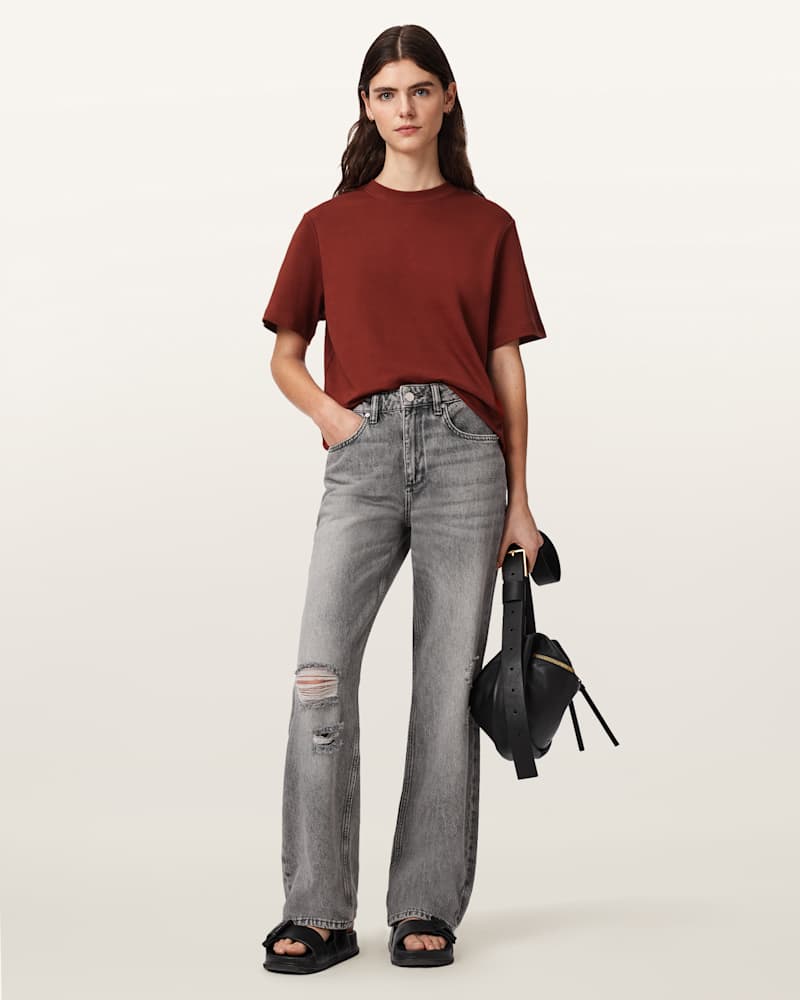 Lisa Boxy Crew Neck T-Shirt