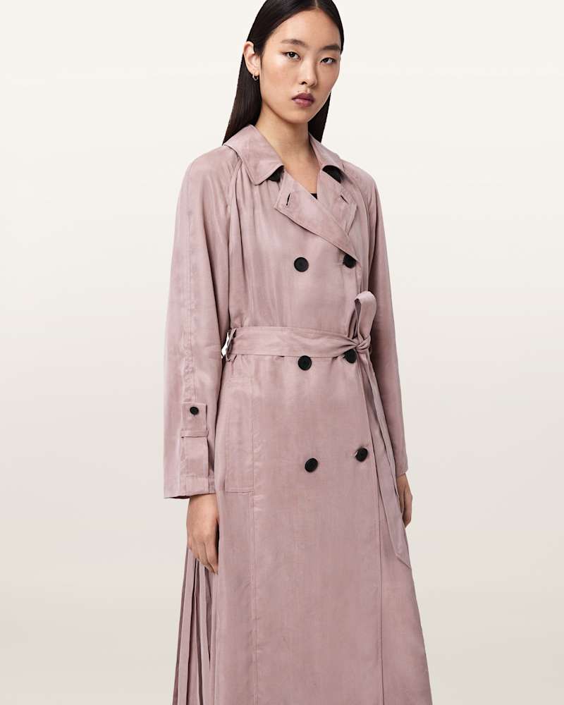 Lizie Double Breasted Trench Coat